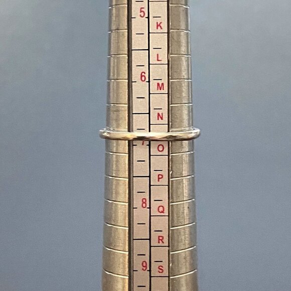 Sterling Silver 925 Oval Amethyst Cabochon Kitty Cat Band Ring Size 7 Cat Lover - Picture 9 of 16